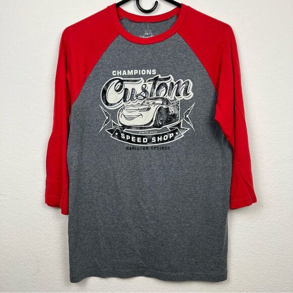 Disney Cars Custom Speed Shop Jersey Top- Size Small - Picture 1 of 3